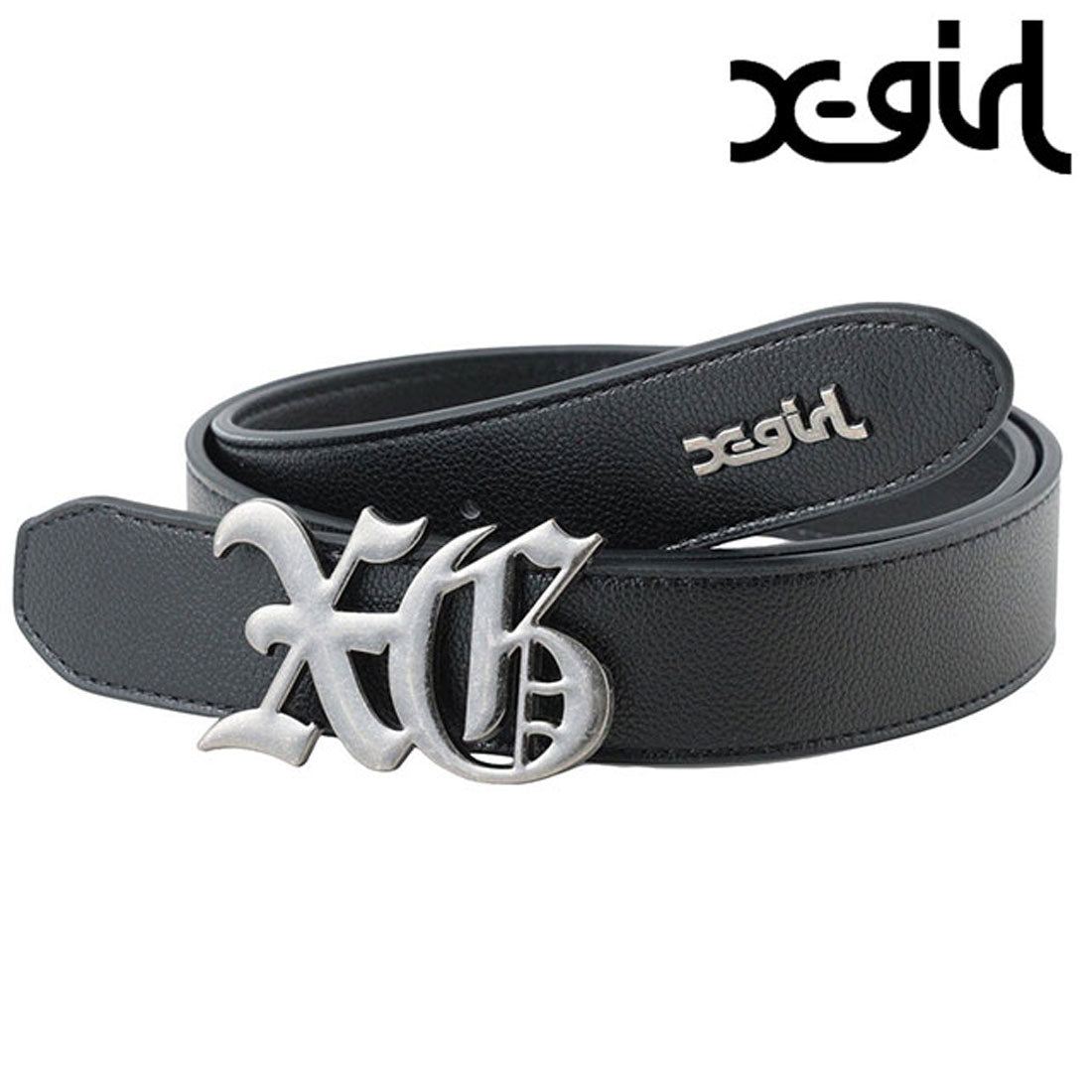 エックスガール X-girl XG EMBLEM BELT SILVER [105253054015] （SILVER） SILVER