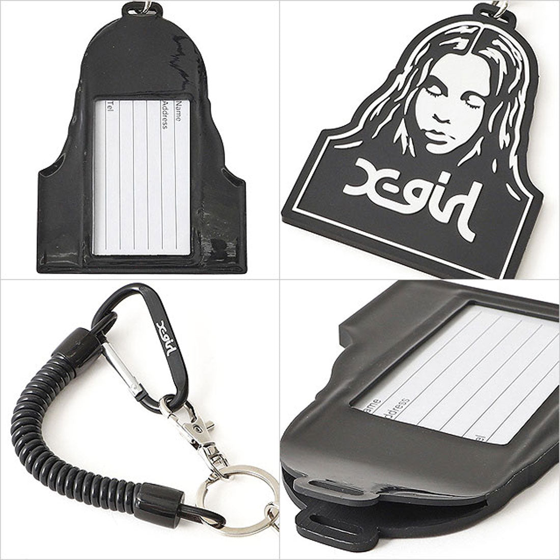 エックスガール X-girl FACE PASS CASE BLACK [105253054019] （BLACK） BLACK
