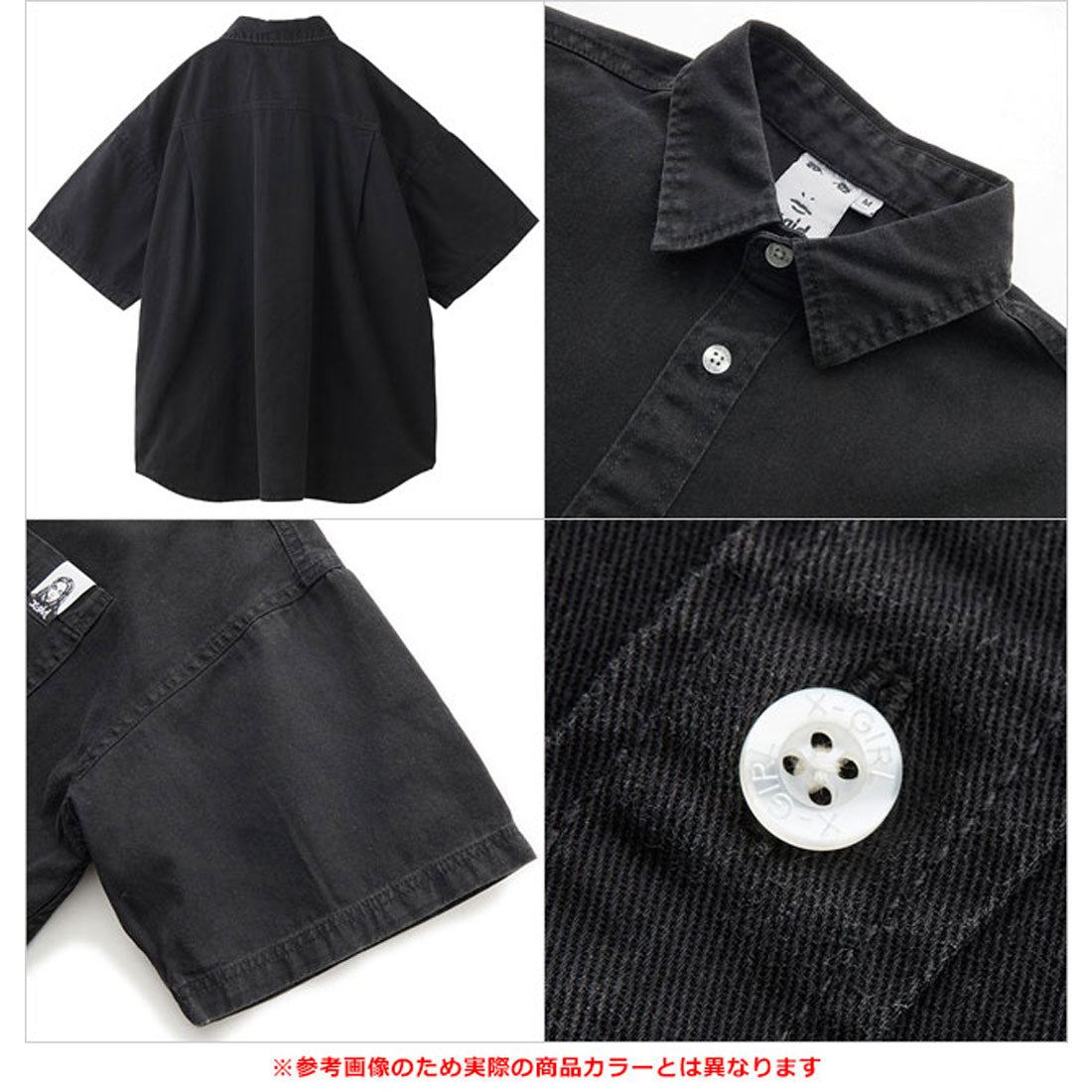 エックスガール X-girl FADED FACE S/S SHIRT GREY グレー [105252014002 SU25] （グレー） グレー