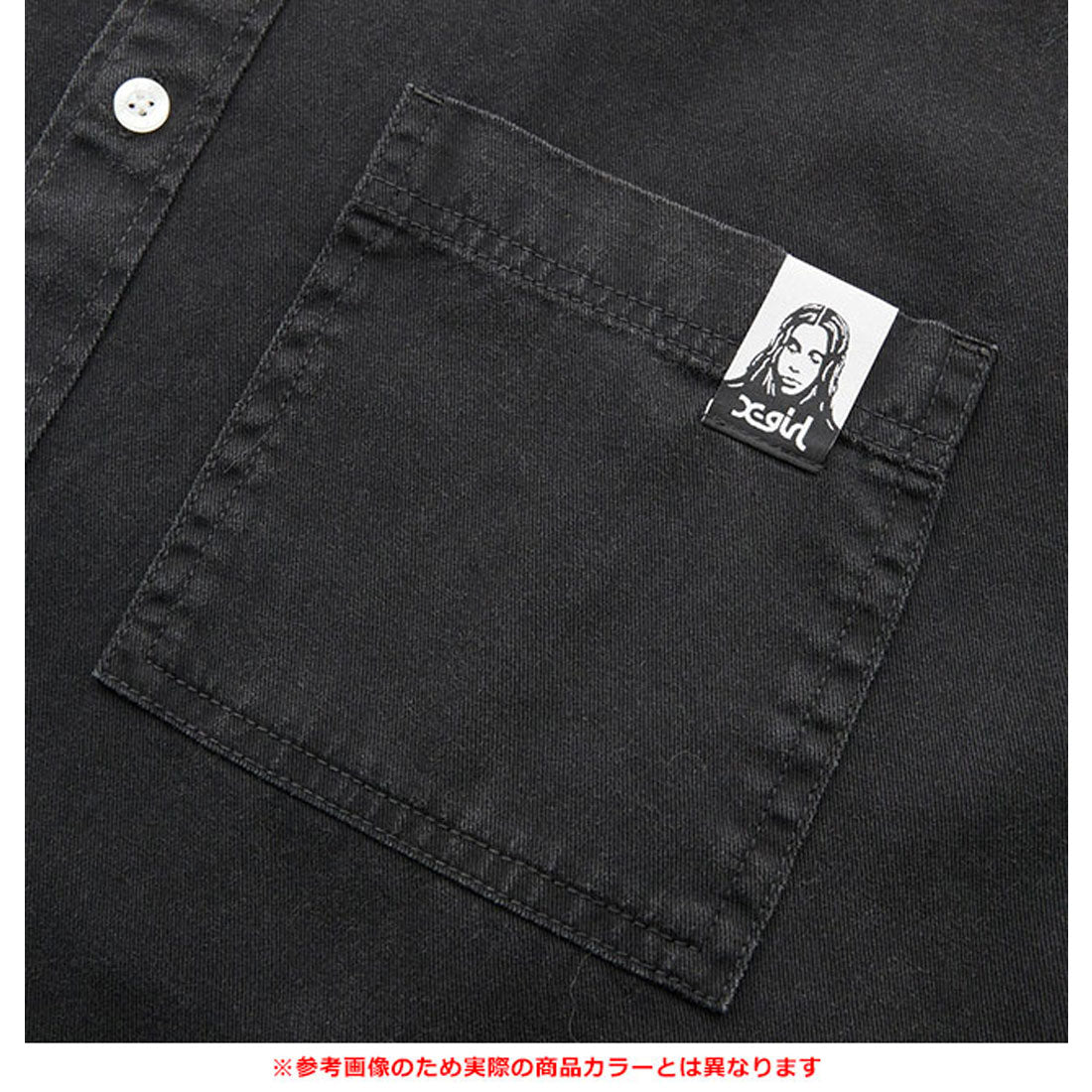 エックスガール X-girl FADED FACE S/S SHIRT GREY グレー [105252014002 SU25] （グレー） グレー