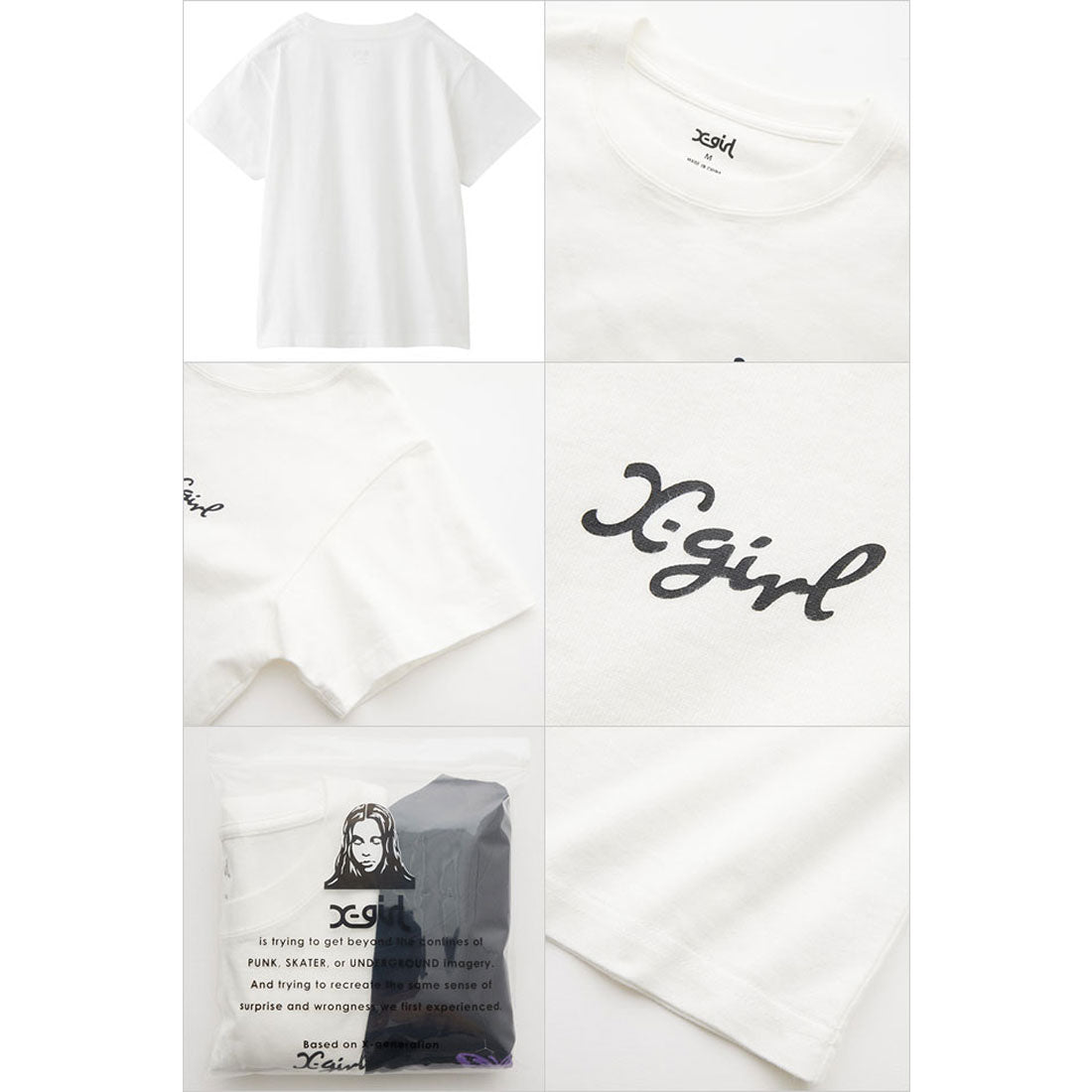 エックスガール X-girl LOGO AND BUTTERFLY 2P S/S BABY TEE MULTI [105252011032 SS25] （MULTI） MULTI