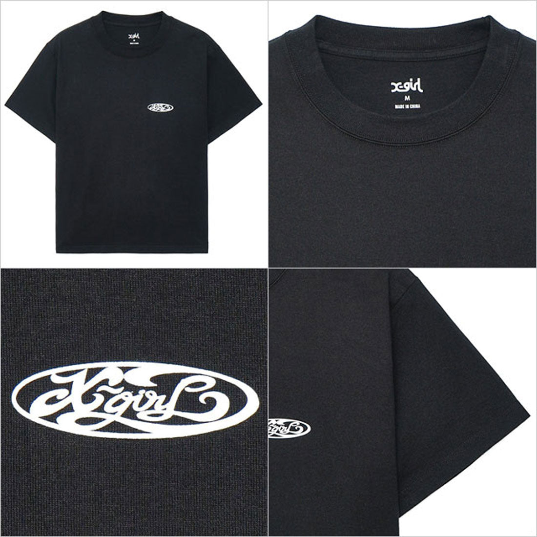 エックスガール X-girl ANGEL LOGO S/S TEE BLACK ブラック 黒 [105252011036] （ブラック） ブラック