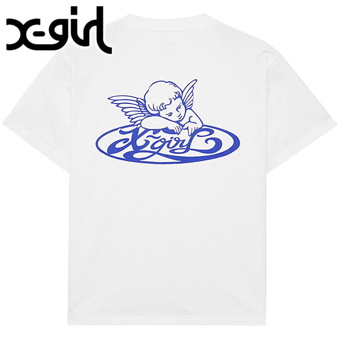 エックスガール X-girl ANGEL LOGO S/S TEE WHITE ホワイト 白 [105252011036] （ホワイト） ホワイト