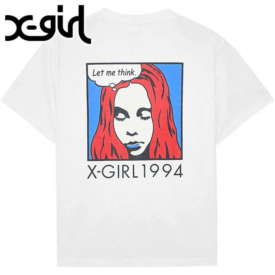 エックスガール X-girl POP FACE S/S TEE WHITE ホワイト 白 [105252011037] （ホワイト） ホワイト