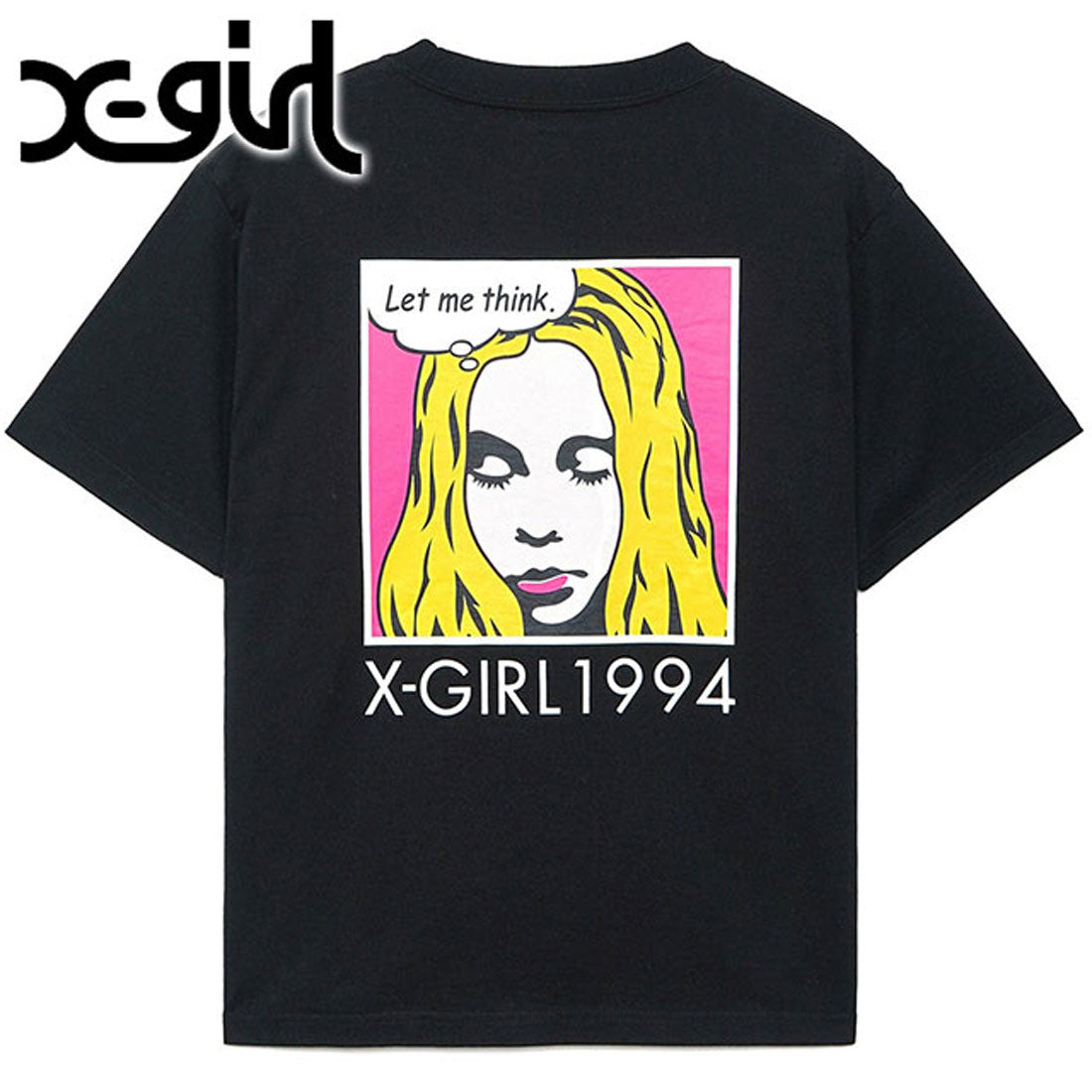 エックスガール X-girl POP FACE S/S TEE BLACK ブラック 黒 [105252011037] （ブラック） ブラック