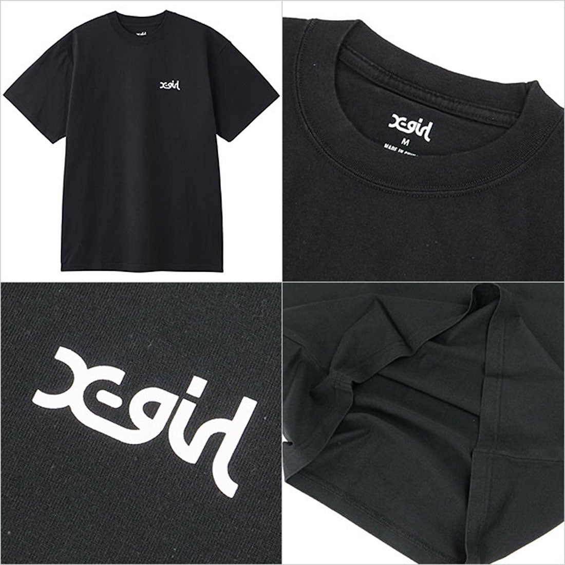 エックスガール X-girl MILLS LOGO S/S TEE BLACK [105258011006] （BLACK） BLACK