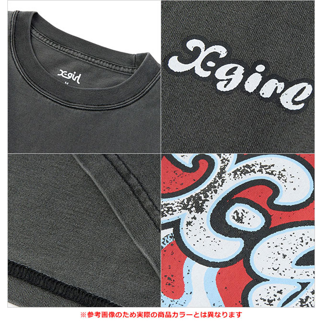 エックスガール X-girl FIRE HEART LOGO S/S TEE OLIVE [105253011010] （OLIVE） OLIVE