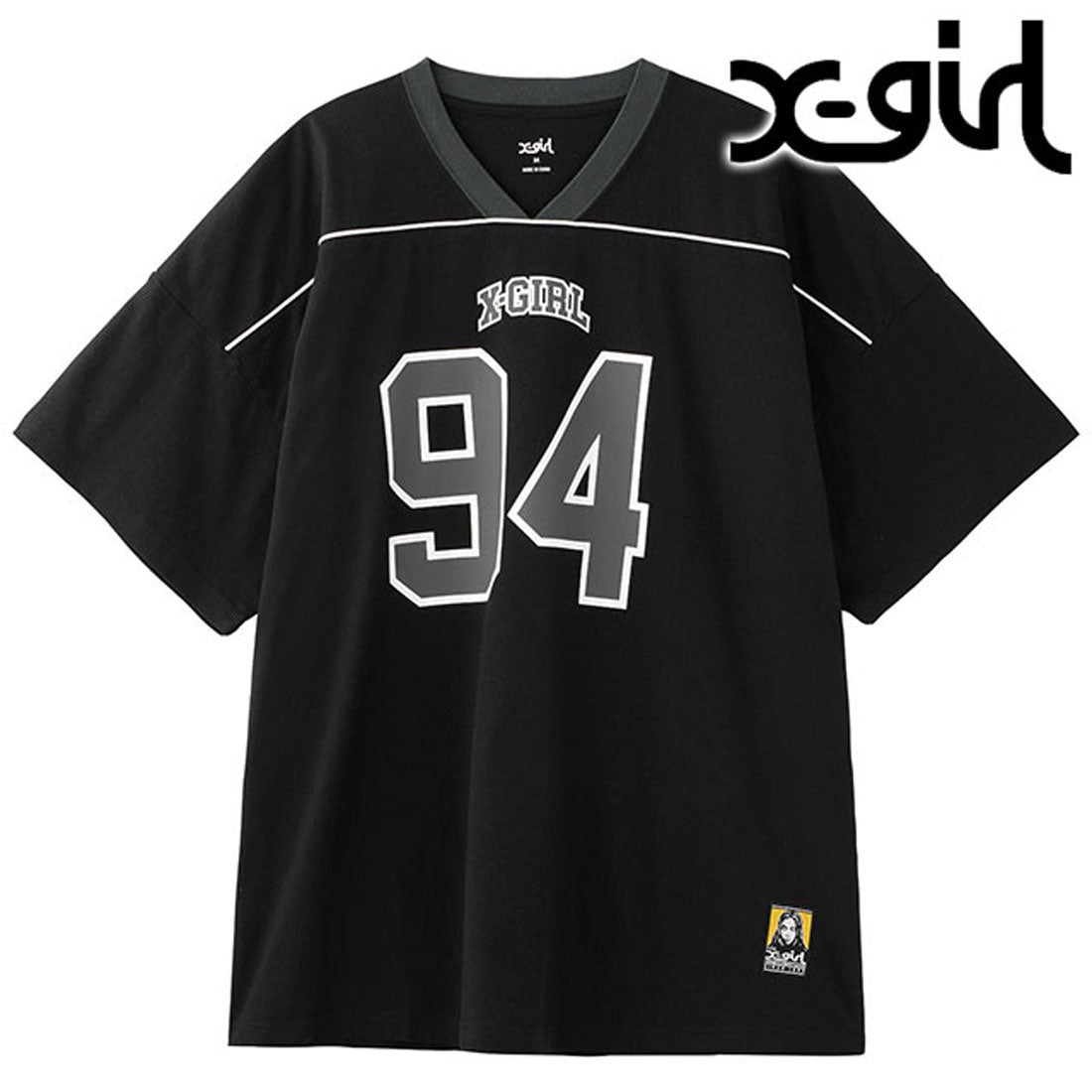 エックスガール X-girl NUMBERING S/S BIG TEE DRESS BLACK [105251041004] （BLACK） BLACK