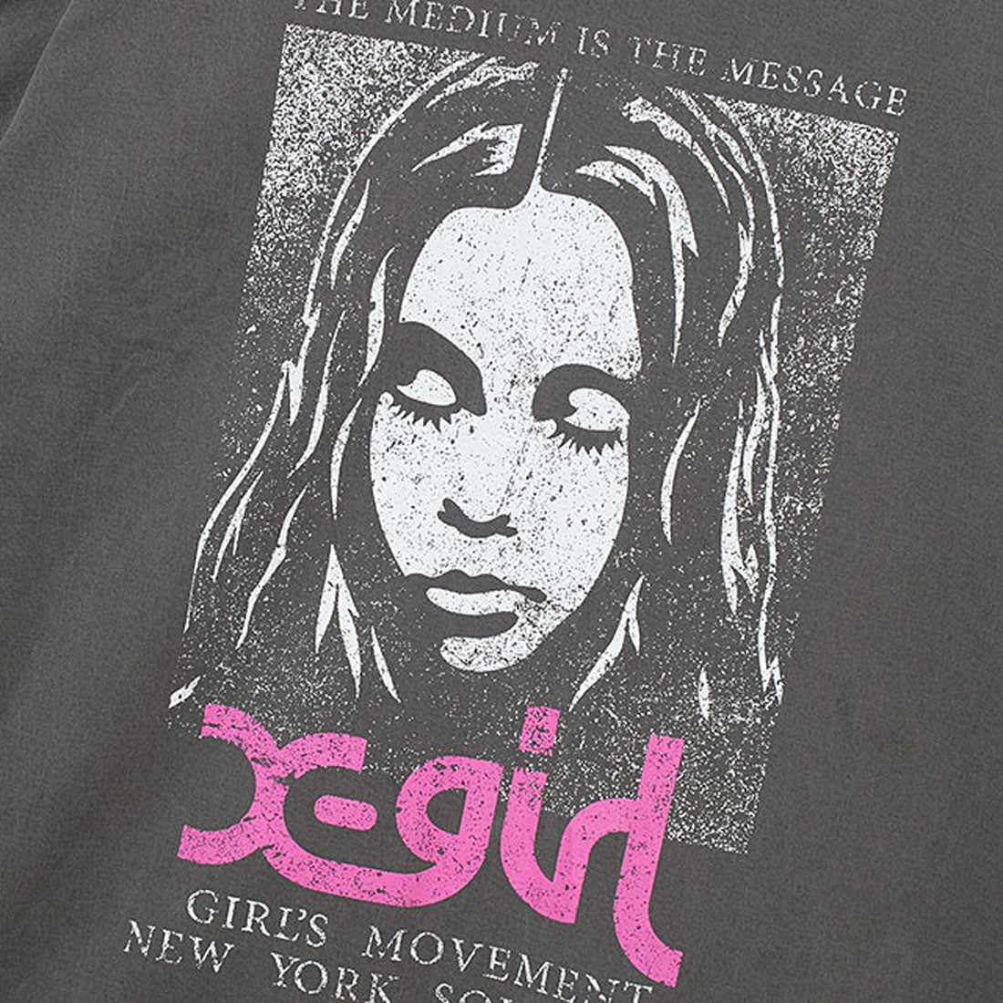 エックスガール X-girl FADED FACE S/S BIG TEE DRESS BLACK [105261041002] （BLACK） BLACK