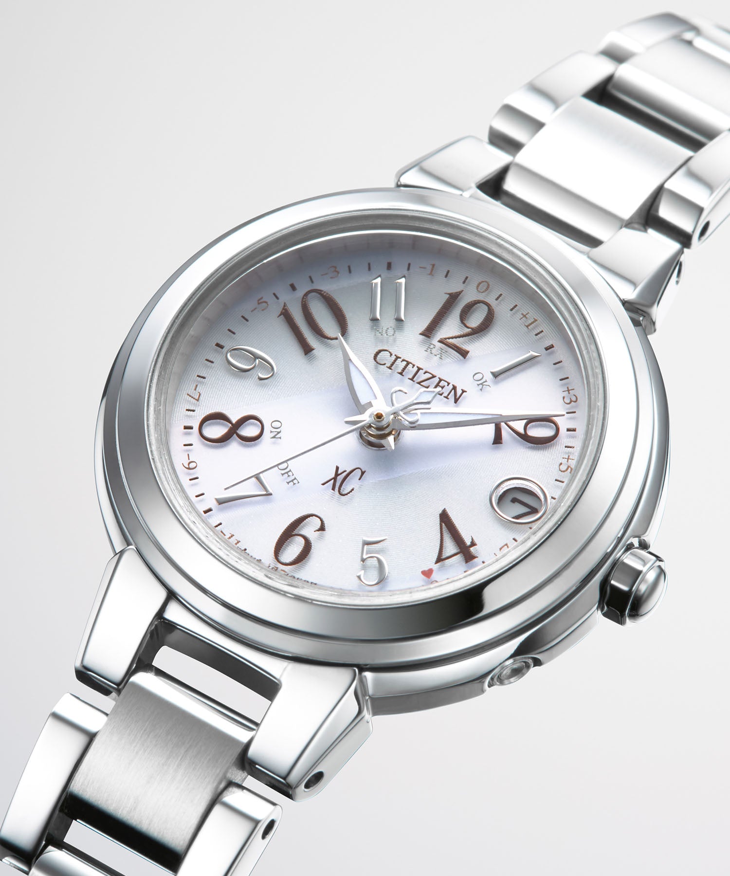 CROSSSEA xC xC Eco-Drive Radio-Controlled Watch Stainless Steel Line ES9430-54B