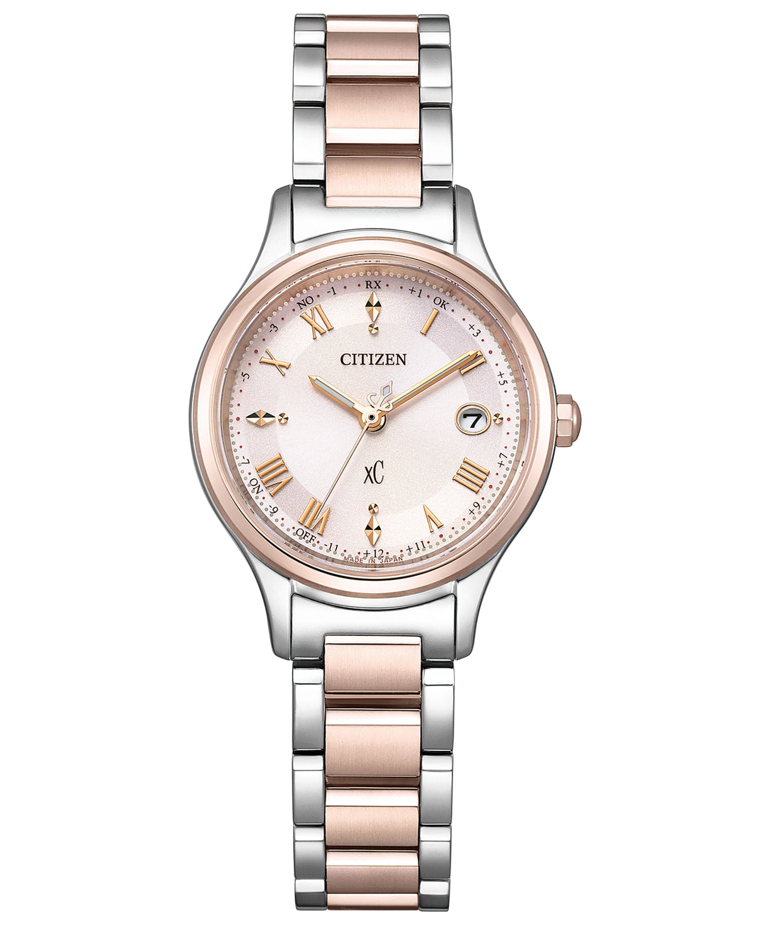 CROSSSEA xC xC CROSSSEA Solar Powered Eco-Drive Radio-Controlled Watch Model Worn by Keiko Kitagawa Sakura Pink Hikari Collection