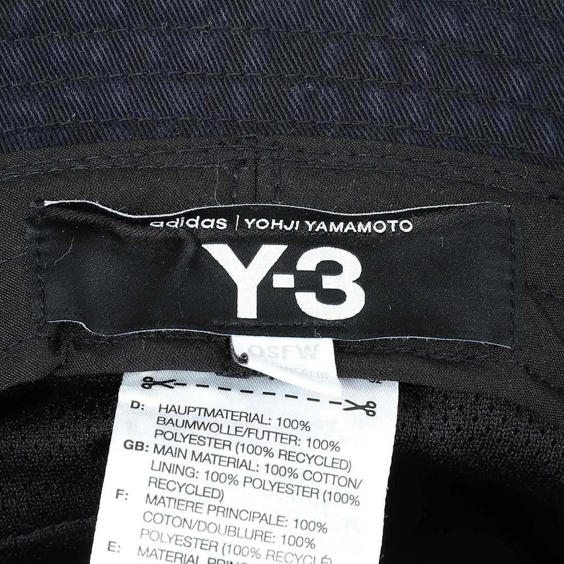 ワイスリー Y-3 帽子 標誌 BUCKET HAT IX7000 黑色