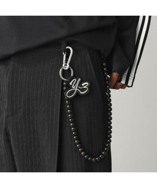 ワイスリー Y-3 Y-3 キーリング KEY CHAIN JV9726 ウッドビーズ レザー （BLACK/ブラック） BLACK/ブラック