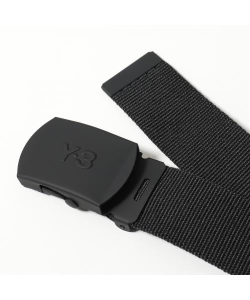 ワイスリー Y-3 Y-3 ベルト KA2308 メタルバックル ロゴ （BLACK/ブラック） BLACK/ブラック