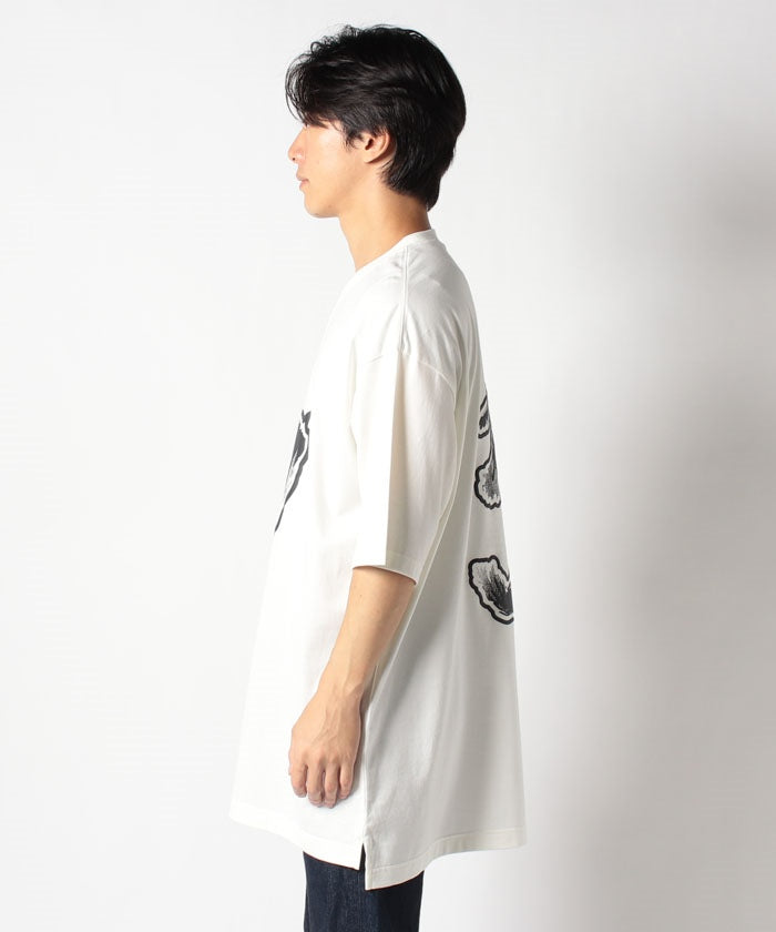 Y-3 Y-3 Logo GFX TEE Graphic T-Shirt cotton Unisex white HY1272