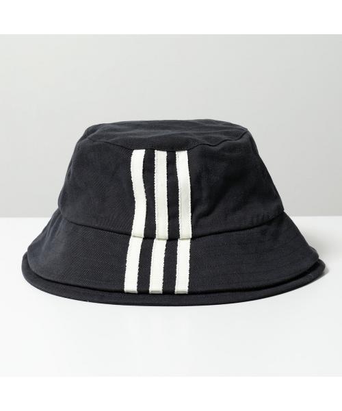 ワイスリー Y-3 Y-3 バケットハット Y-3 STRP B HAT コットン ストライプス （JN7192/BLACK/ブラック） JN7192/BLACK/ブラック