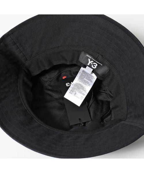 ワイスリー Y-3 Y-3 バケットハット Y-3 STRP B HAT コットン ストライプス （JN7192/BLACK/ブラック） JN7192/BLACK/ブラック