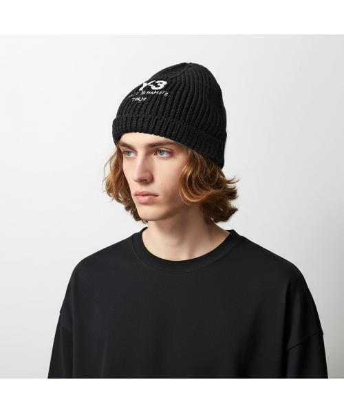 ワイスリー Y-3 Y-3 ビーニー Y-3 KNIT BEANIE JX8308 JX8309 ニット帽 ウール （JX8309/GRANIT/グレー） JX8309/GRANIT/グレー