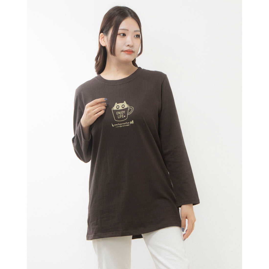 ワイファイブディ Y5D チュニック丈Tシャツ