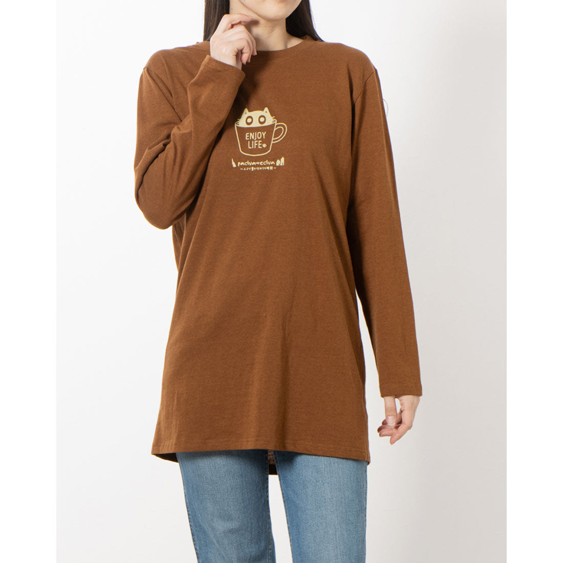 ワイファイブディ Y5D チュニック丈Tシャツ