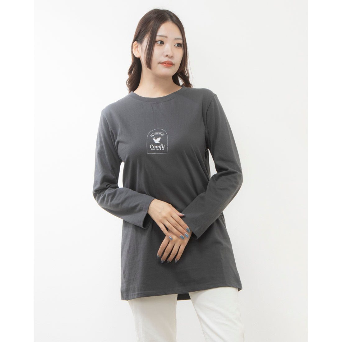 ワイファイブディ Y5D チュニック丈Tシャツ