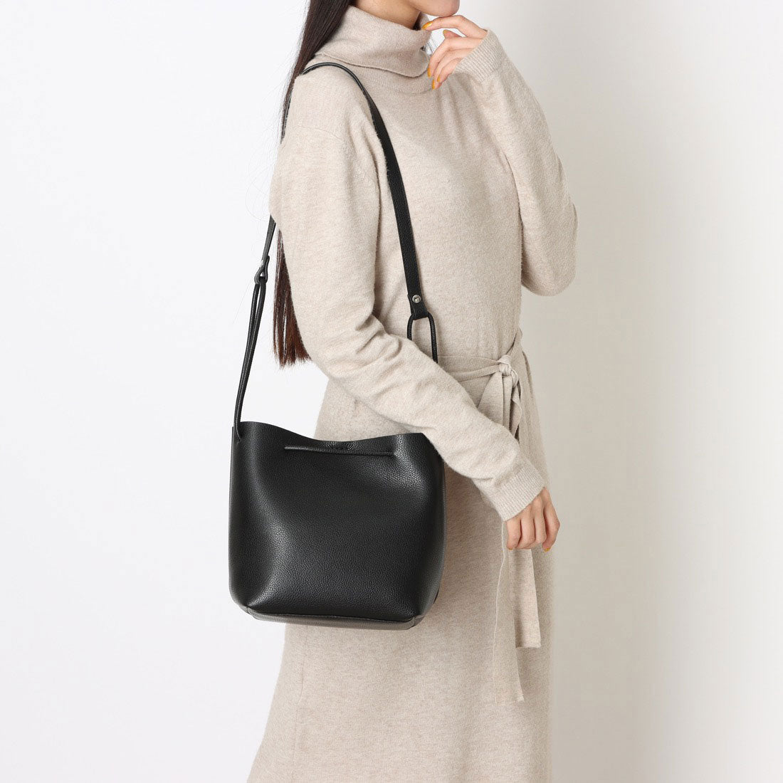 ヤーキ YAHKI シュリンクソフトダブルフェイスミニトート （black） black