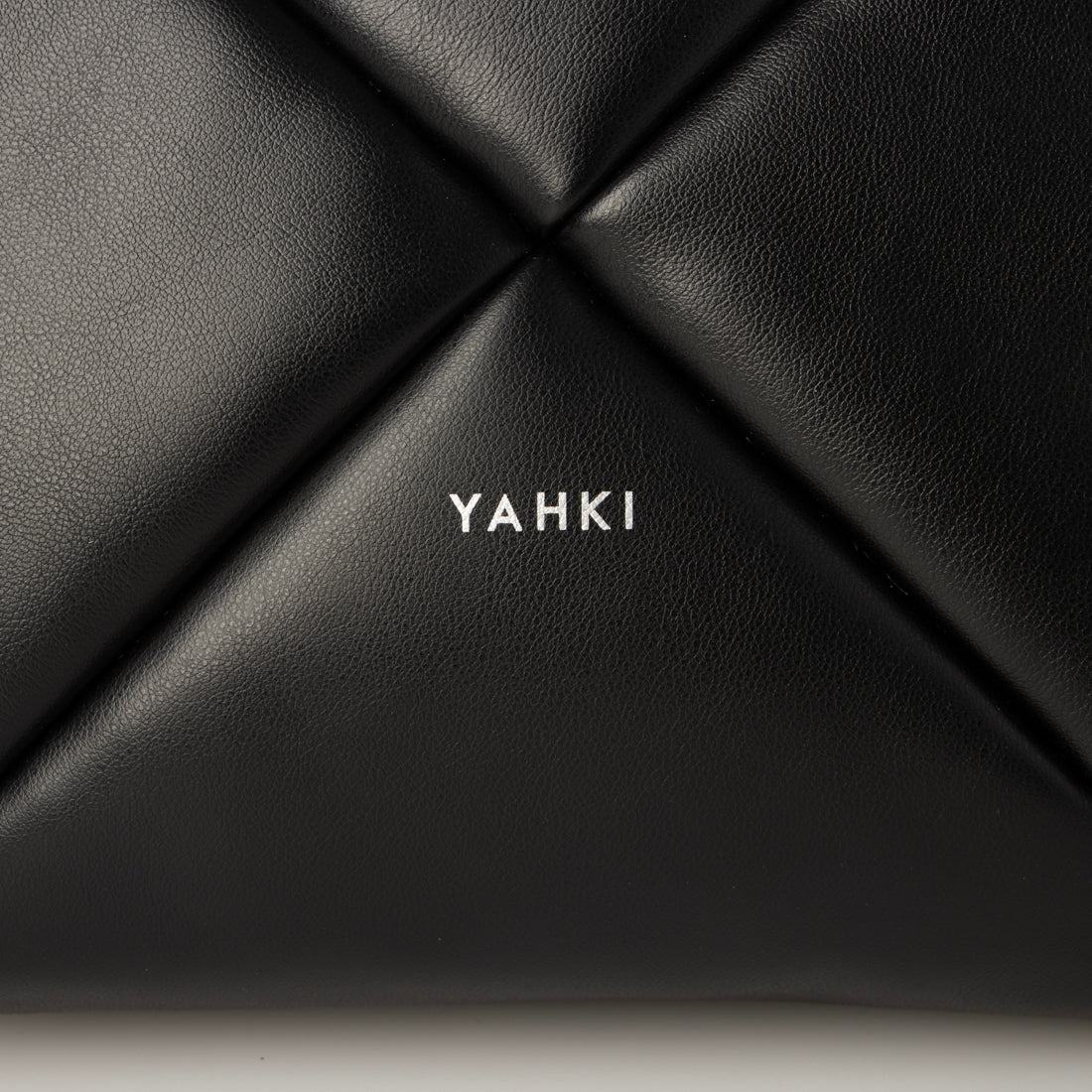 ヤーキ YAHKI キルティングトート （black） black