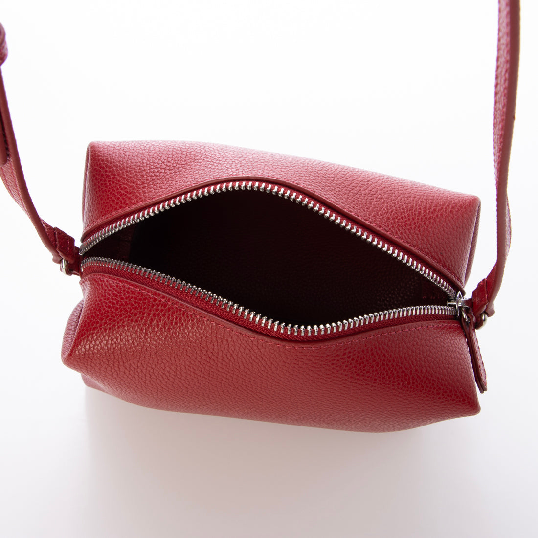ヤーキ YAHKI シュリンクソフトダブルフェイスショルダーバッグ （ruby red） ruby red