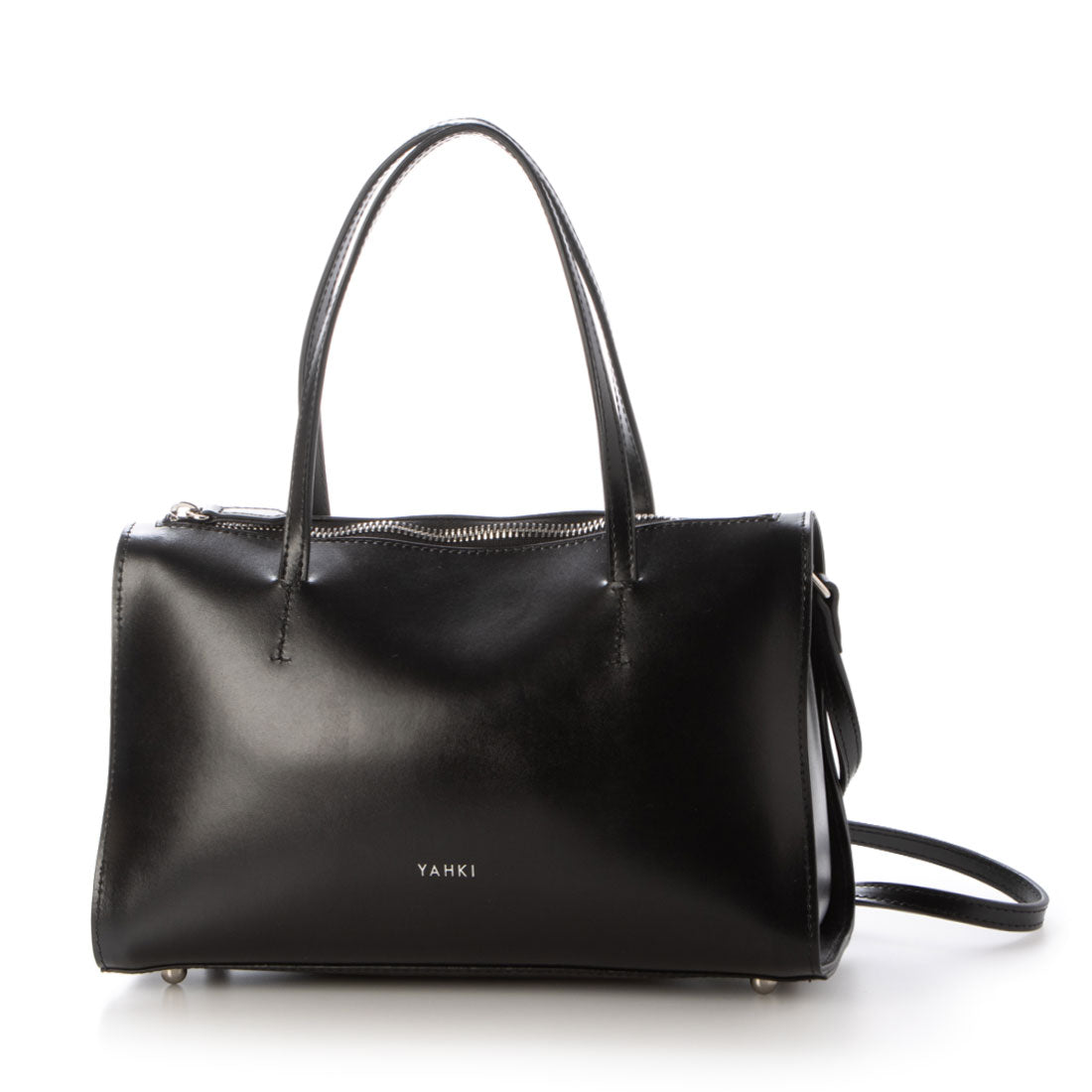 YAHKI Double Face Leather 2-Way Shoulder Bag
