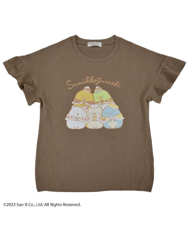CharaBasket Sumikko Gurashi San-X Kids T-Shirt Frill Girls Print San-X