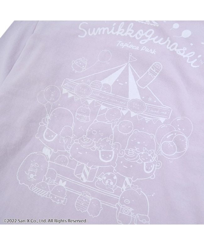 キャラバスケット CharaBasket すみっコぐらし サンエックス Tシャツ 長袖 キッズ 子供 ポケット 付き プリント