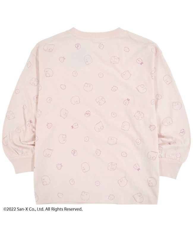 キャラバスケット CharaBasket すみっコぐらし サンエックス Tシャツ バルーン袖 長袖 プリント キッズ 子供