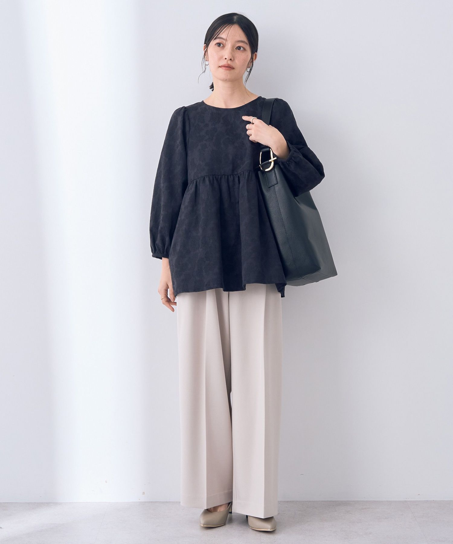 イェッカ ヴェッカ YECCA VECCA 【story.】ワンハンドルショルダーバッグ （ブラック） ブラック