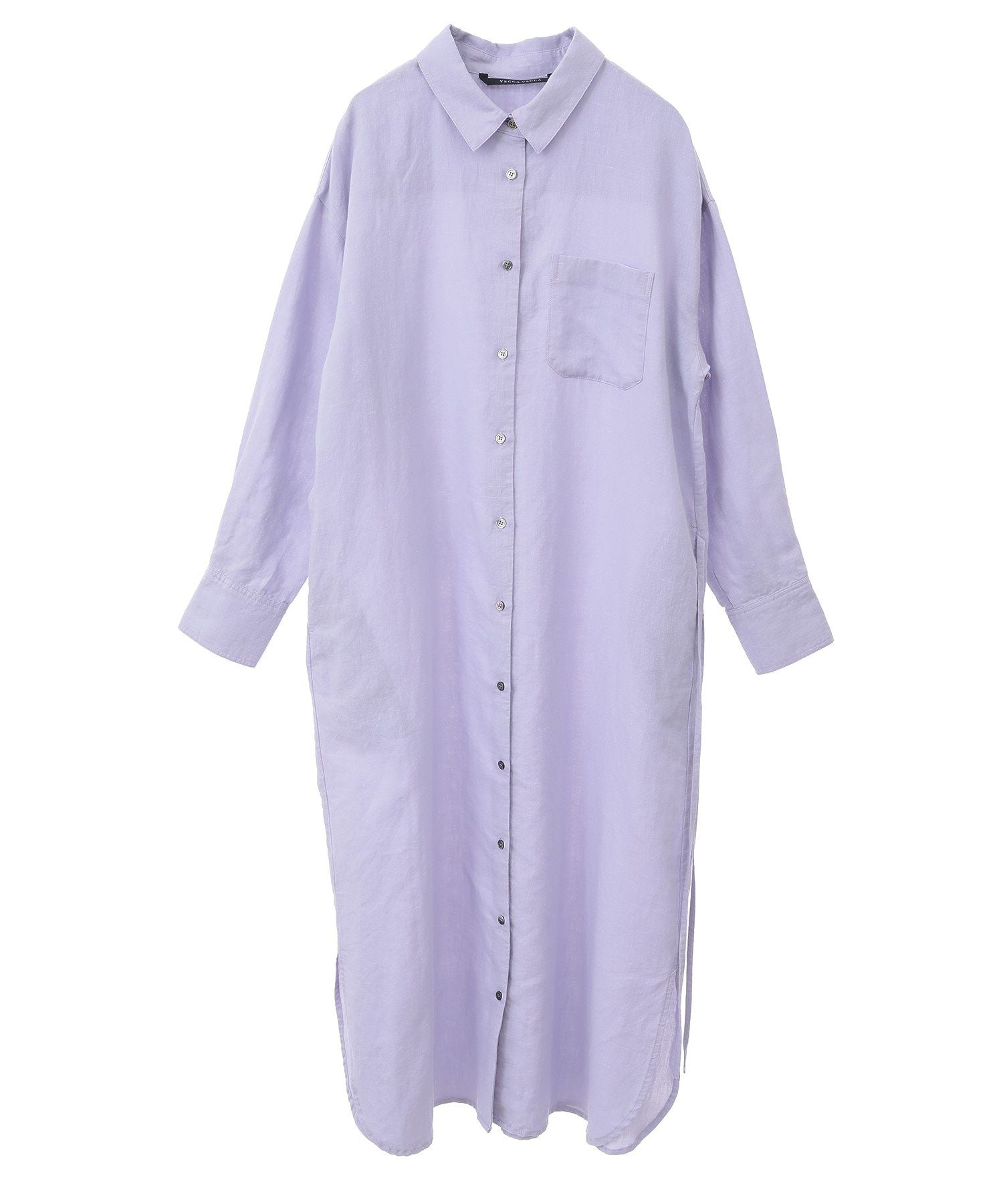 イェッカ ヴェッカ YECCA VECCA 2wayフレンチリネンロングシャツワンピース （ベージュ） ベージュ