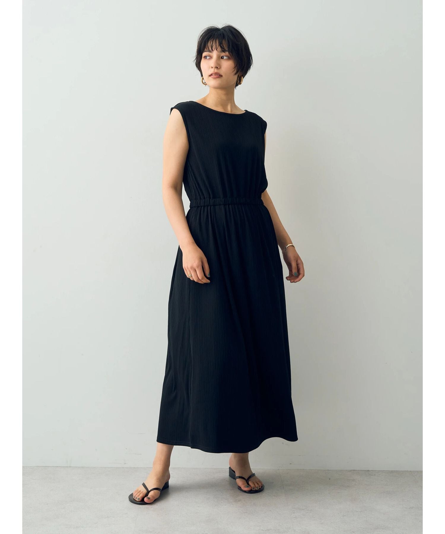 イェッカ ヴェッカ YECCA VECCA [2SET]ポケットシャツ×ロングワンピース （ダークベージュ） ダークベージュ