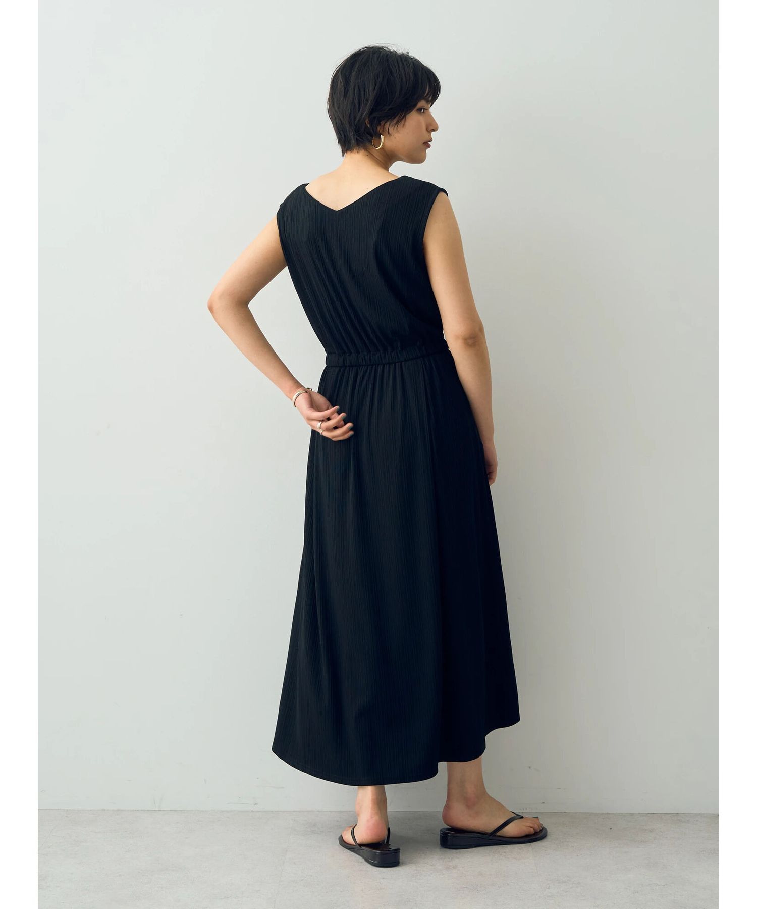 イェッカ ヴェッカ YECCA VECCA [2SET]ポケットシャツ×ロングワンピース （ダークベージュ） ダークベージュ