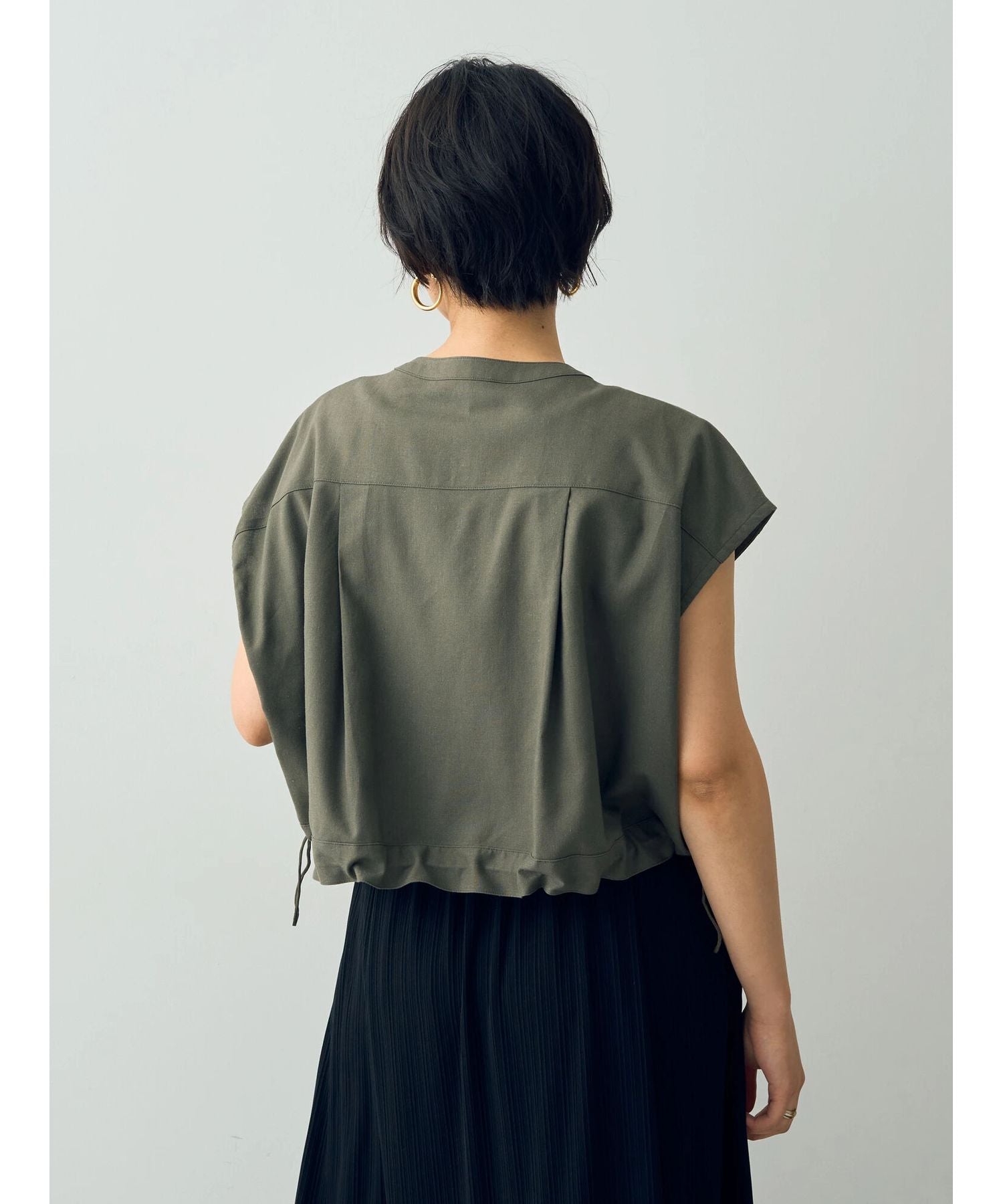 イェッカ ヴェッカ YECCA VECCA [2SET]ポケットシャツ×ロングワンピース （ダークベージュ） ダークベージュ
