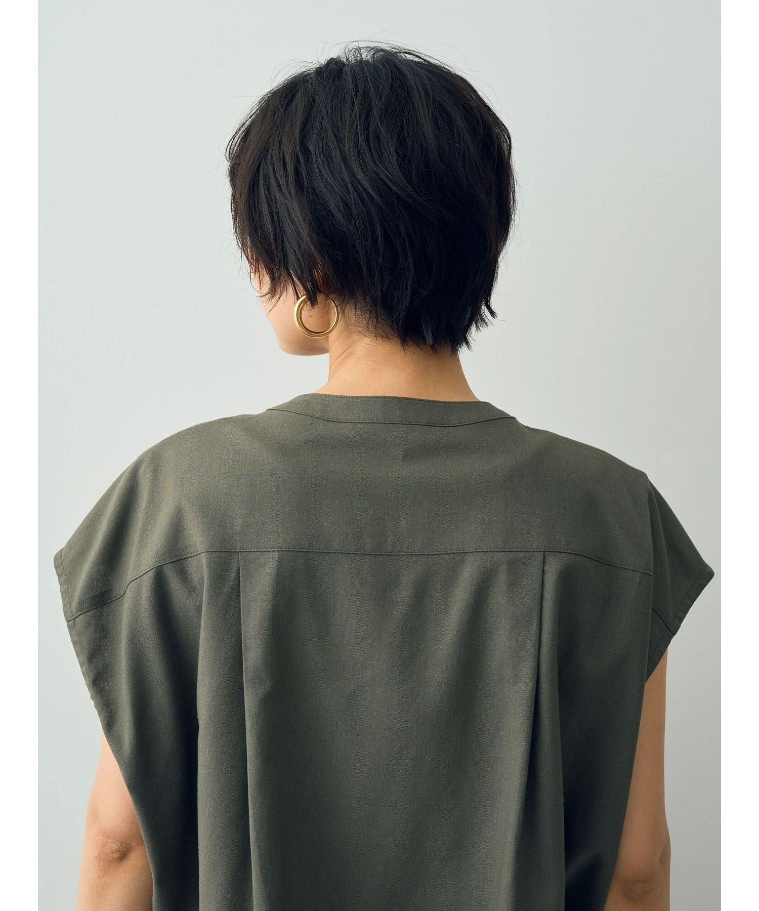 イェッカ ヴェッカ YECCA VECCA [2SET]ポケットシャツ×ロングワンピース （ダークベージュ） ダークベージュ