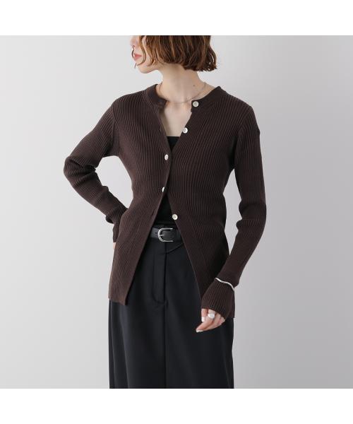 イエン YENN YENN カーディガン COTTON RIB CARDIGAN Y251-91013 （ネイビー） ネイビー