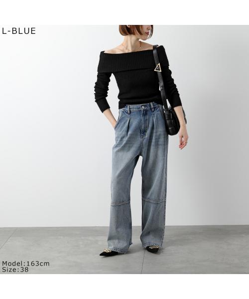 イエン YENN YENN デニムパンツ HIGH RISE TUCK WIDE PANTS Y222-31010 （L-BLUE/ライトブルー） L-BLUE/ライトブルー