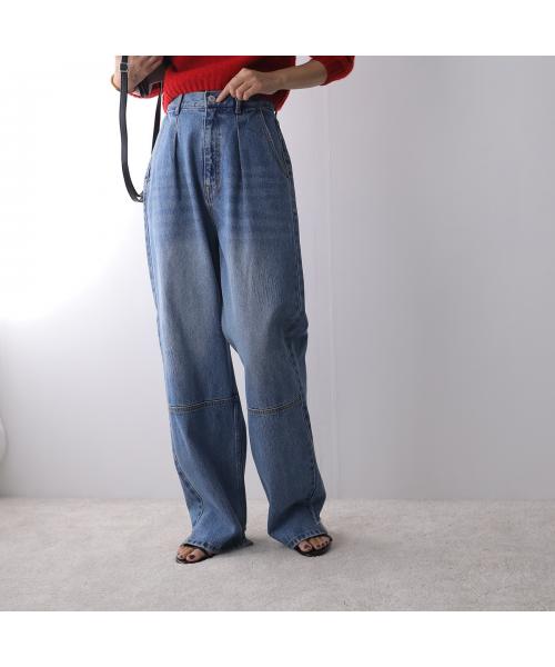 イエン YENN YENN デニムパンツ HIGH RISE TUCK WIDE PANTS Y253-31101 （BLUE/ブルー） BLUE/ブルー