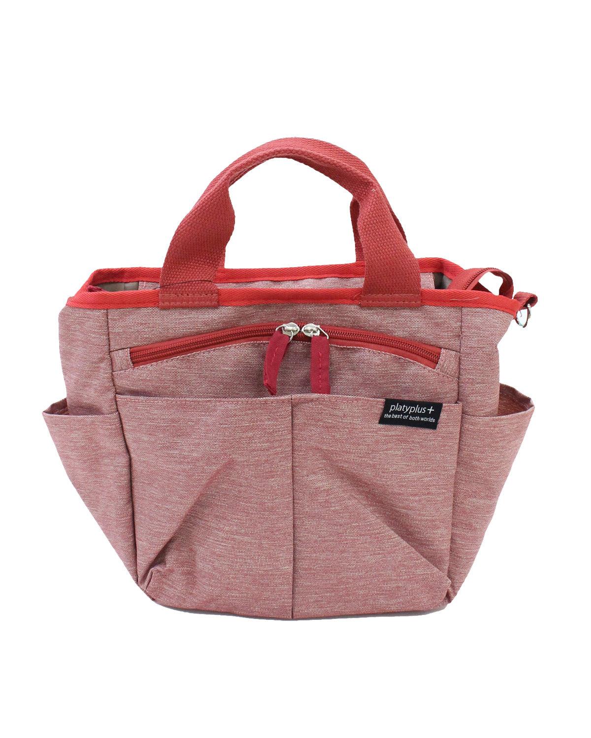 TopIsm Cart Bag Round Bag Golf Men's Mini Tote Bag 2WAY Shoulder Bag Heather Color Accessories Bag Small