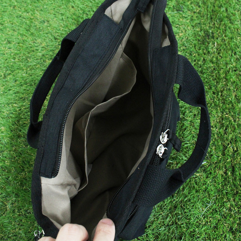 TopIsm Cart Bag Round Bag Golf Men's Mini Tote Bag 2WAY Shoulder Bag Heather Color Accessories Bag Small