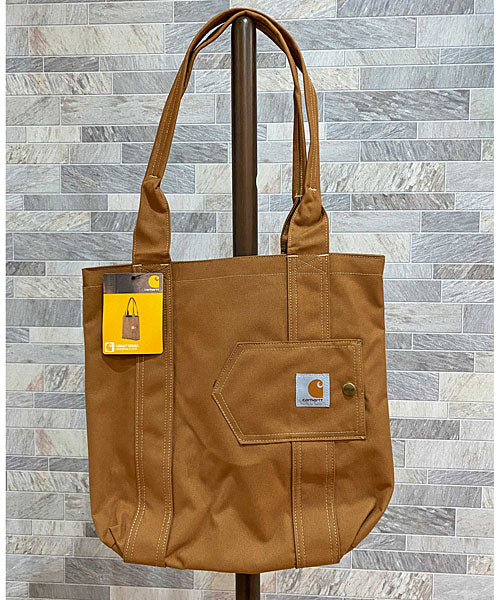 トップイズム TopIsm Carhartt カーハート トートバッグ ショルダーバッグ 鞄 カバン ブランド メンズ バッグ レディース ワンポイント 男女兼用 （2-ブラウン） 2-ブラウン