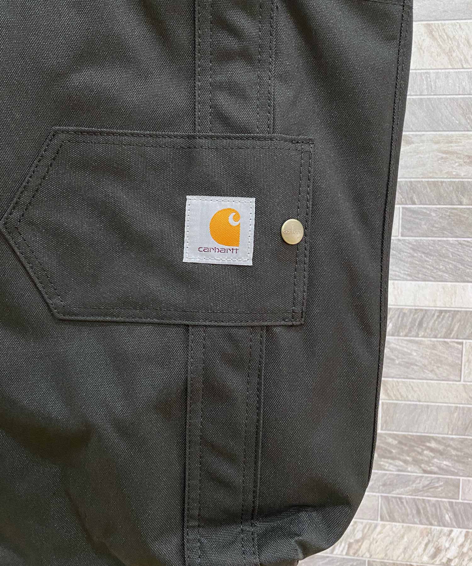 トップイズム TopIsm Carhartt カーハート トートバッグ ショルダーバッグ 鞄 カバン ブランド メンズ バッグ レディース ワンポイント 男女兼用 （2-ブラウン） 2-ブラウン