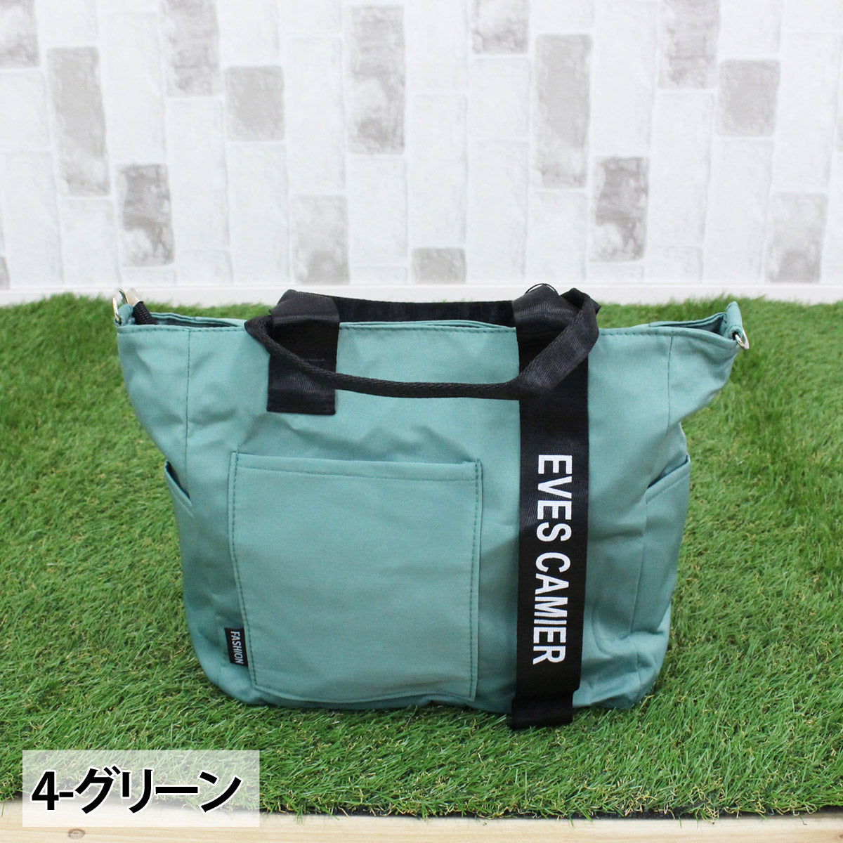 トップイズム TopIsm カートバッグ ラウンドバッグ ゴルフ メンズ ミニトートバッグ 2WAY ショルダーバッグ ロゴ 小物 かばん 鞄 小さめ （4-グリーン） 4-グリーン
