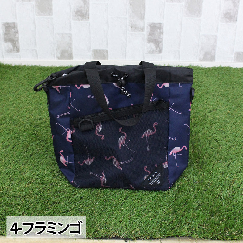 トップイズム TopIsm カートバッグ ラウンドバッグ ゴルフ メンズ ミニトートバッグ 2WAY ショルダーバッグ 巾着 小物 かばん 鞄 （3-レオパード） 3-レオパード
