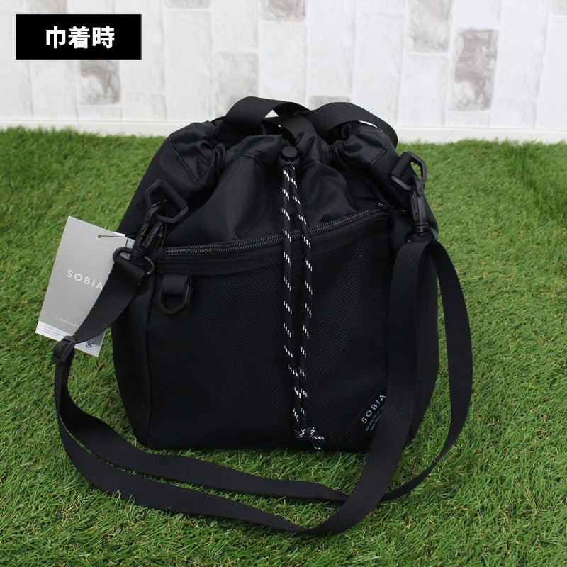 トップイズム TopIsm カートバッグ ラウンドバッグ ゴルフ メンズ ミニトートバッグ 2WAY ショルダーバッグ 巾着 小物 かばん 鞄 （3-レオパード） 3-レオパード