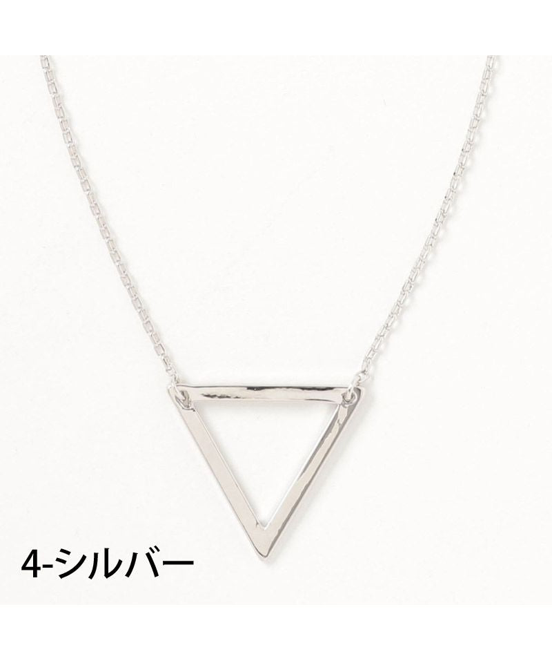 トップイズム TopIsm ネックレス メンズ レディース アクセサリー リングネックレス ダブルリング トライアングル ペンダントトップ チェーン おしゃれ アクセ 小物 春夏 男女兼用