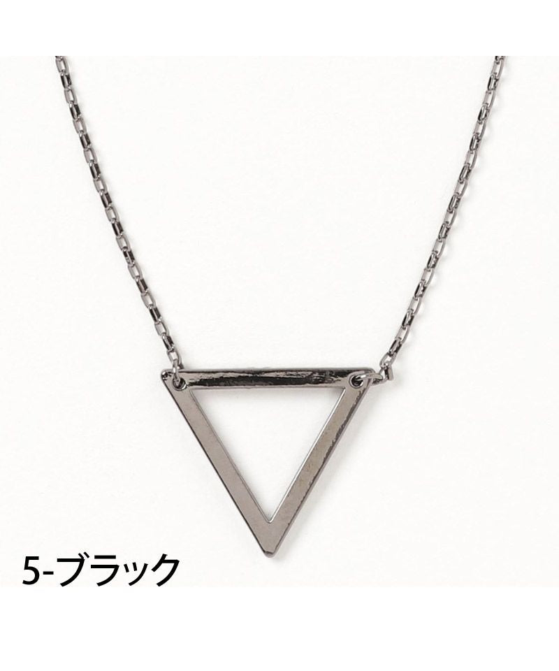 トップイズム TopIsm ネックレス メンズ レディース アクセサリー リングネックレス ダブルリング トライアングル ペンダントトップ チェーン おしゃれ アクセ 小物 春夏 男女兼用